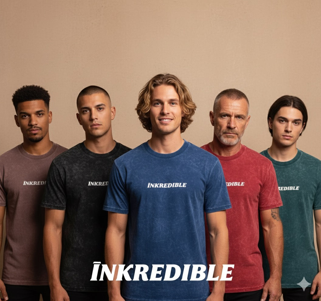 OVERSIZED ACID WASH PLAIN TSHIRT