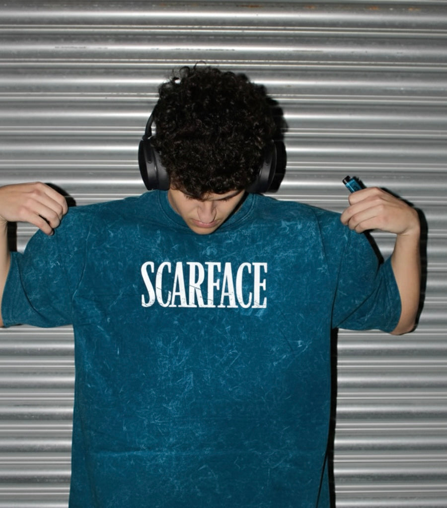 SCARFACE - printed unisex oversized fit tshirt