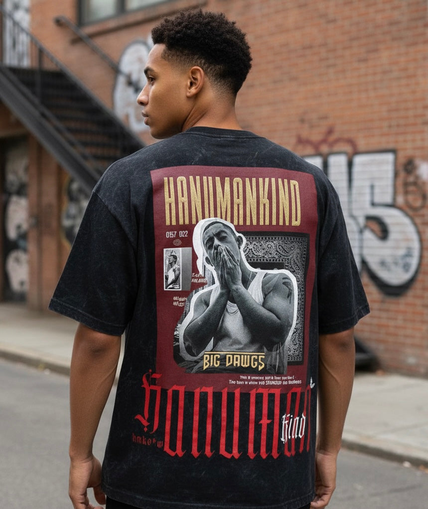 Hanuman kind - printed unisex relaxed fit tshirt