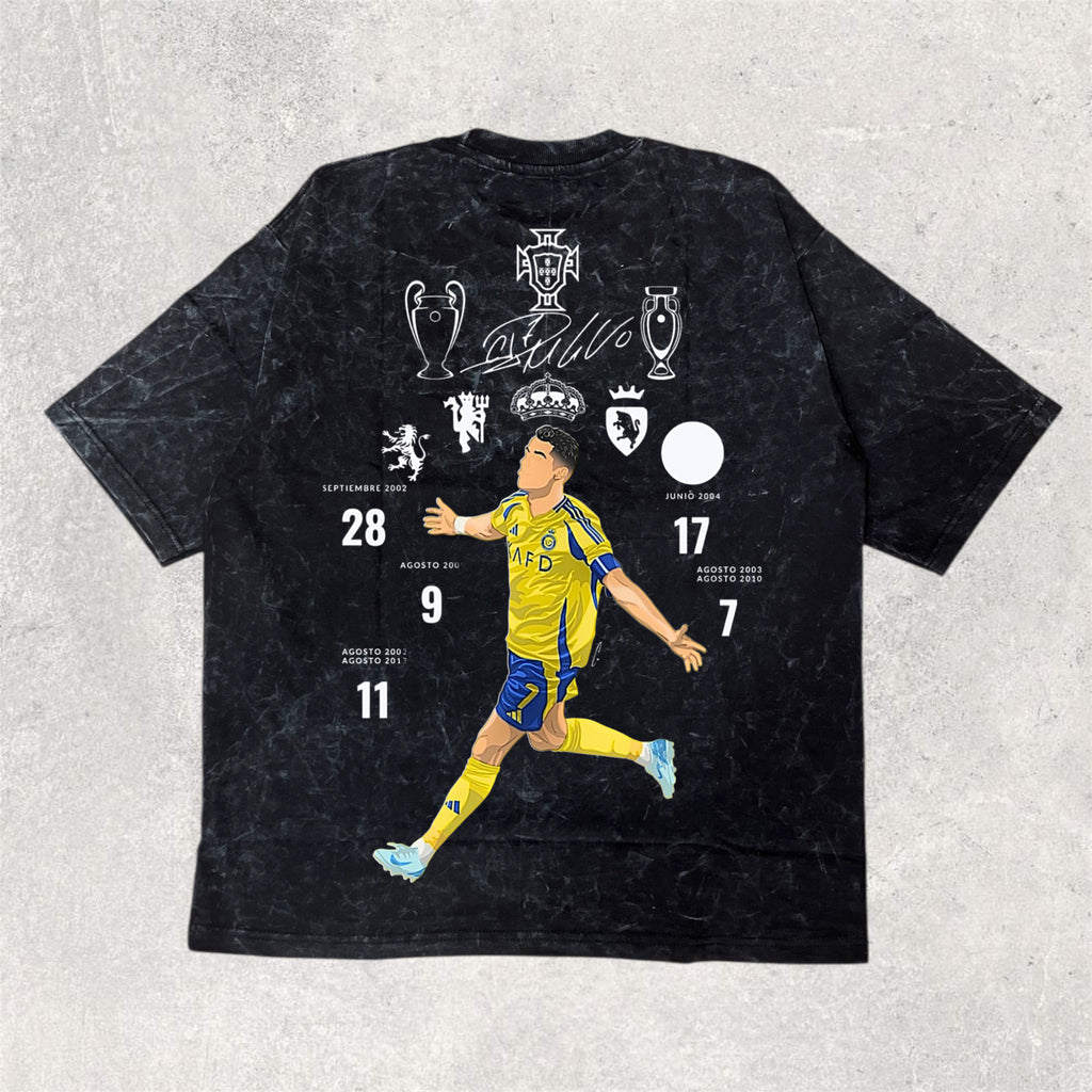 Wear the legend : RONALDO back printed unisex oversized tshirt