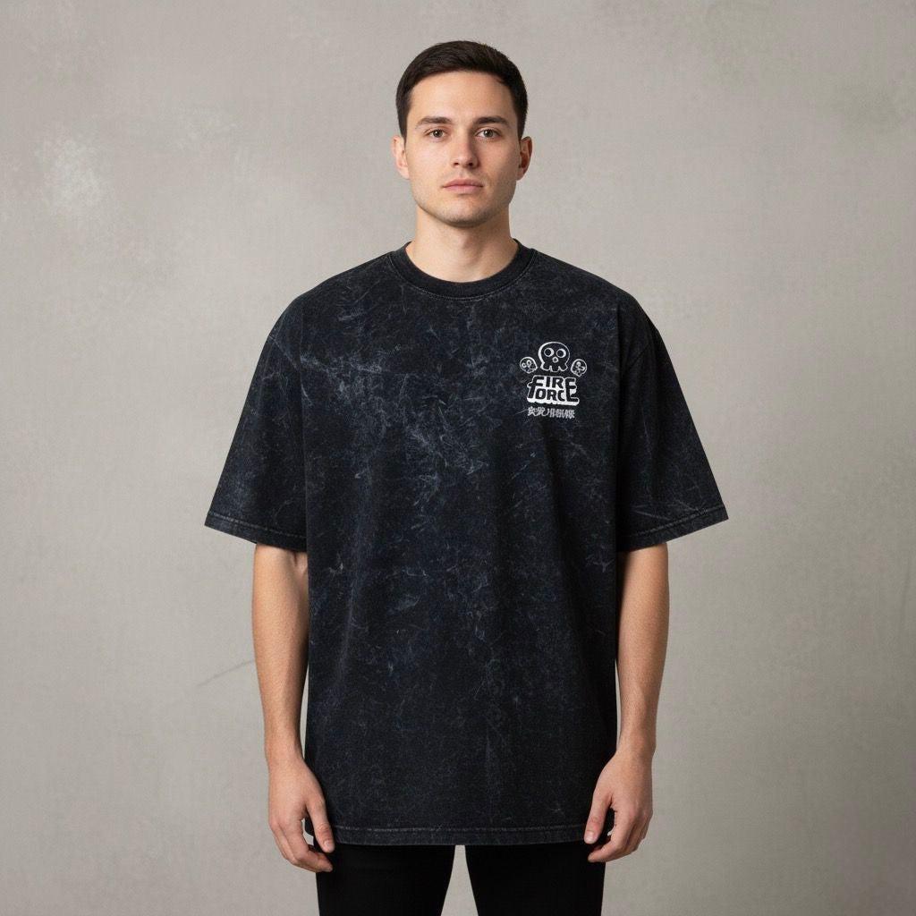 Fire Force - printed unisex relaxed fit tshirt