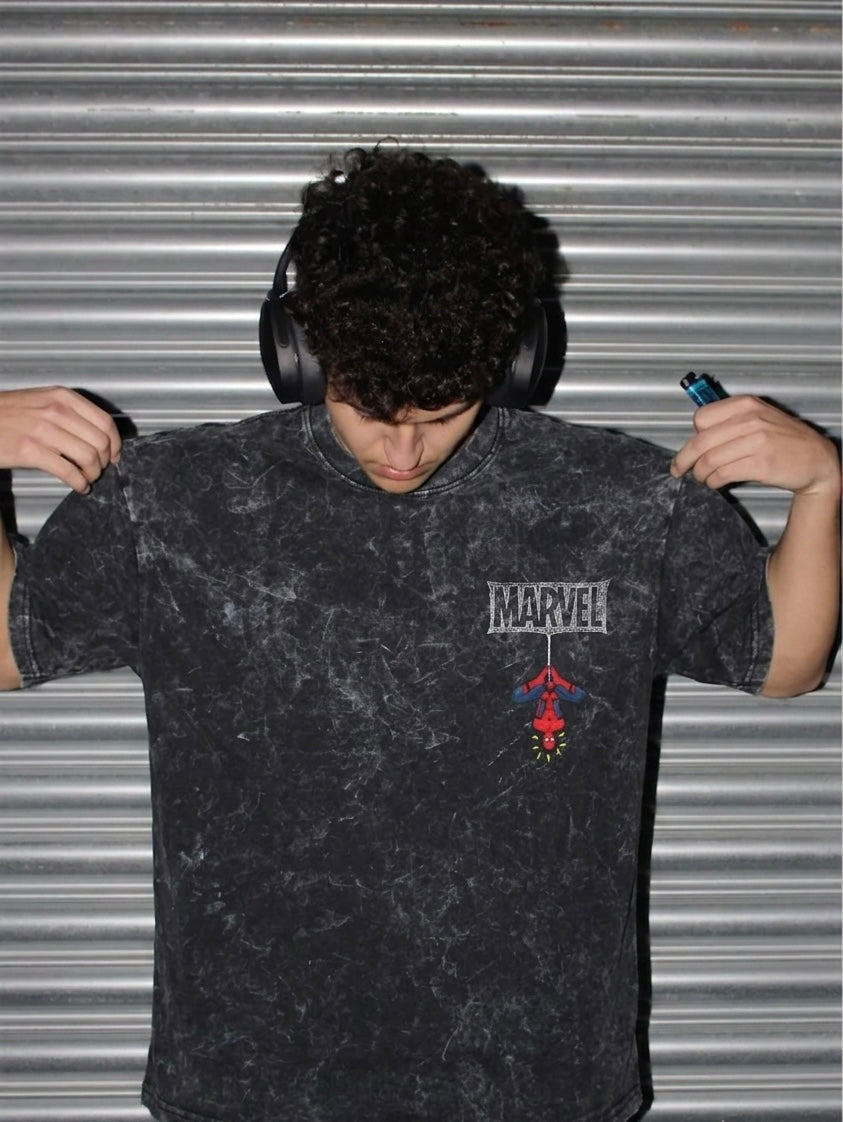 SPIDER MAN | Brand new day  : character printed unisex oversized tshirt