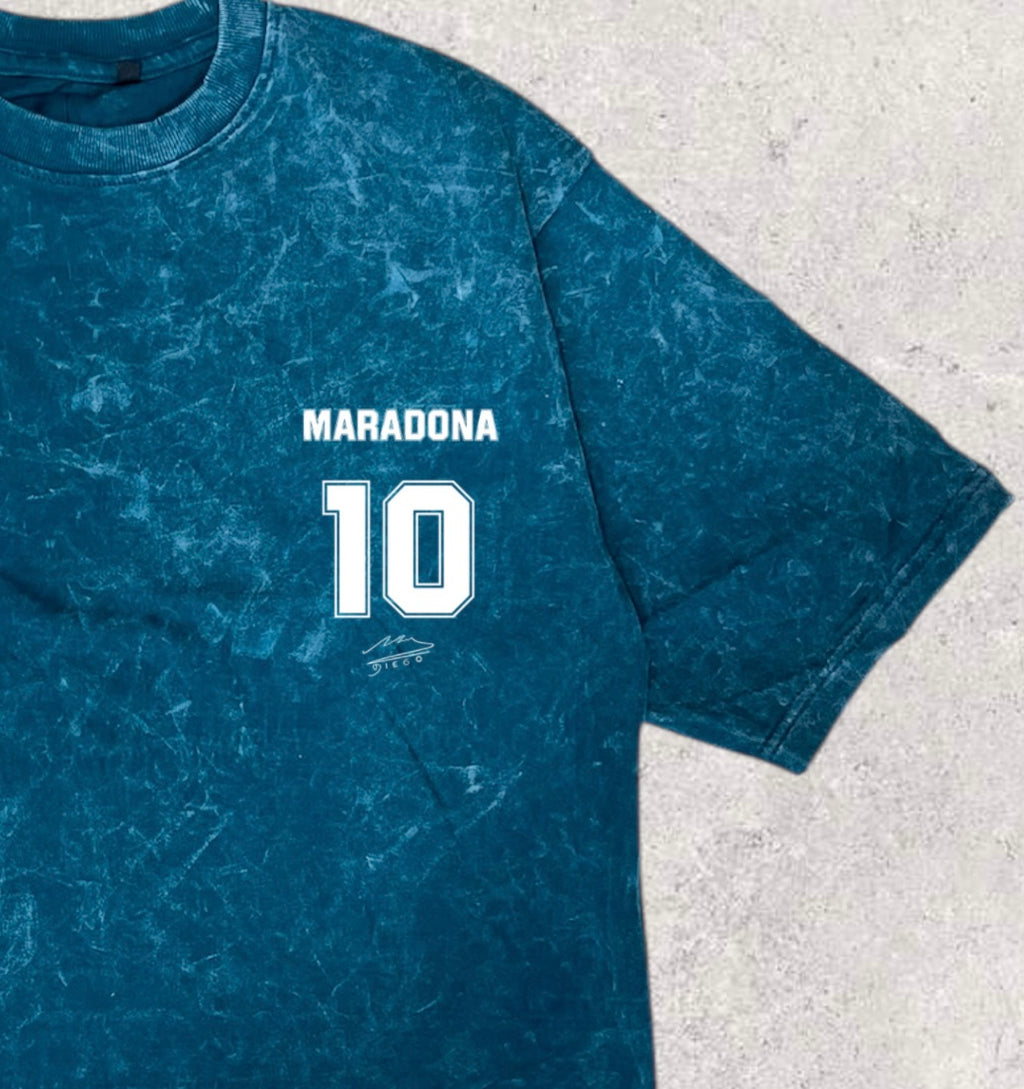 Wear the Legend: MARADONA Printed unisex Five-Sleeve T-Shirt ( oversized fit )