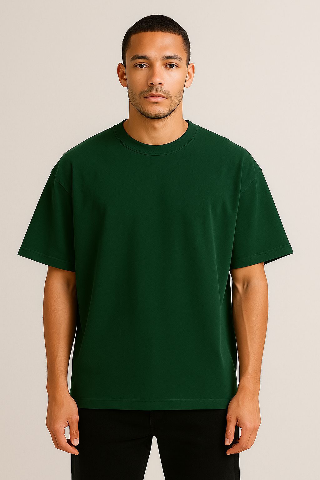 FOREST GREEN - SOLID COLOR | OVERSIZED UNISEX TSHIRT