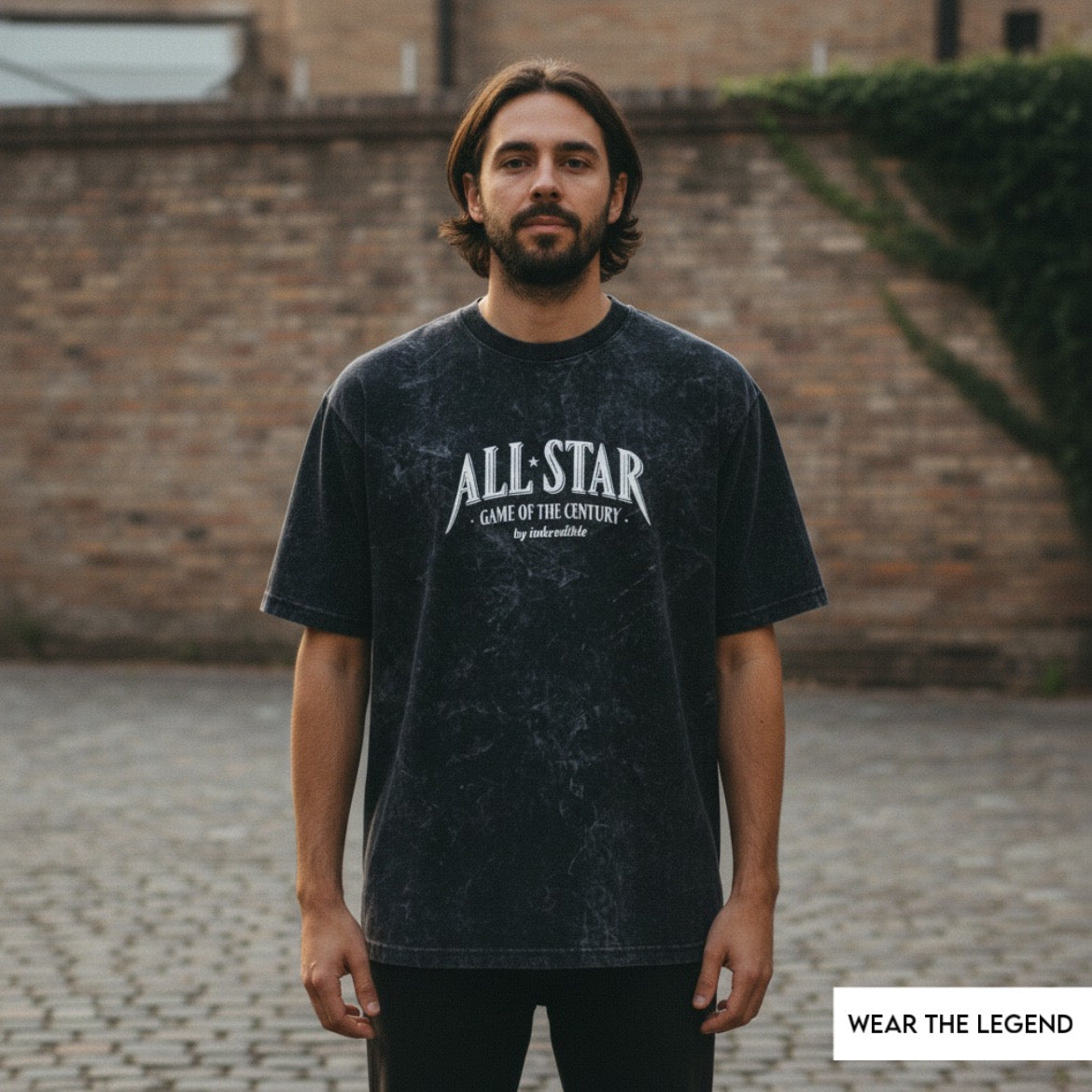 Wear the Legend : inkredible exclusive limited edition , ALL STAR - game of the century printed oversized tshirt