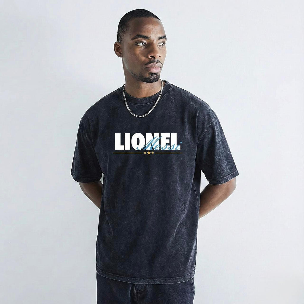 Wear the legend : MESSI  back printed unisex oversized tshirt
