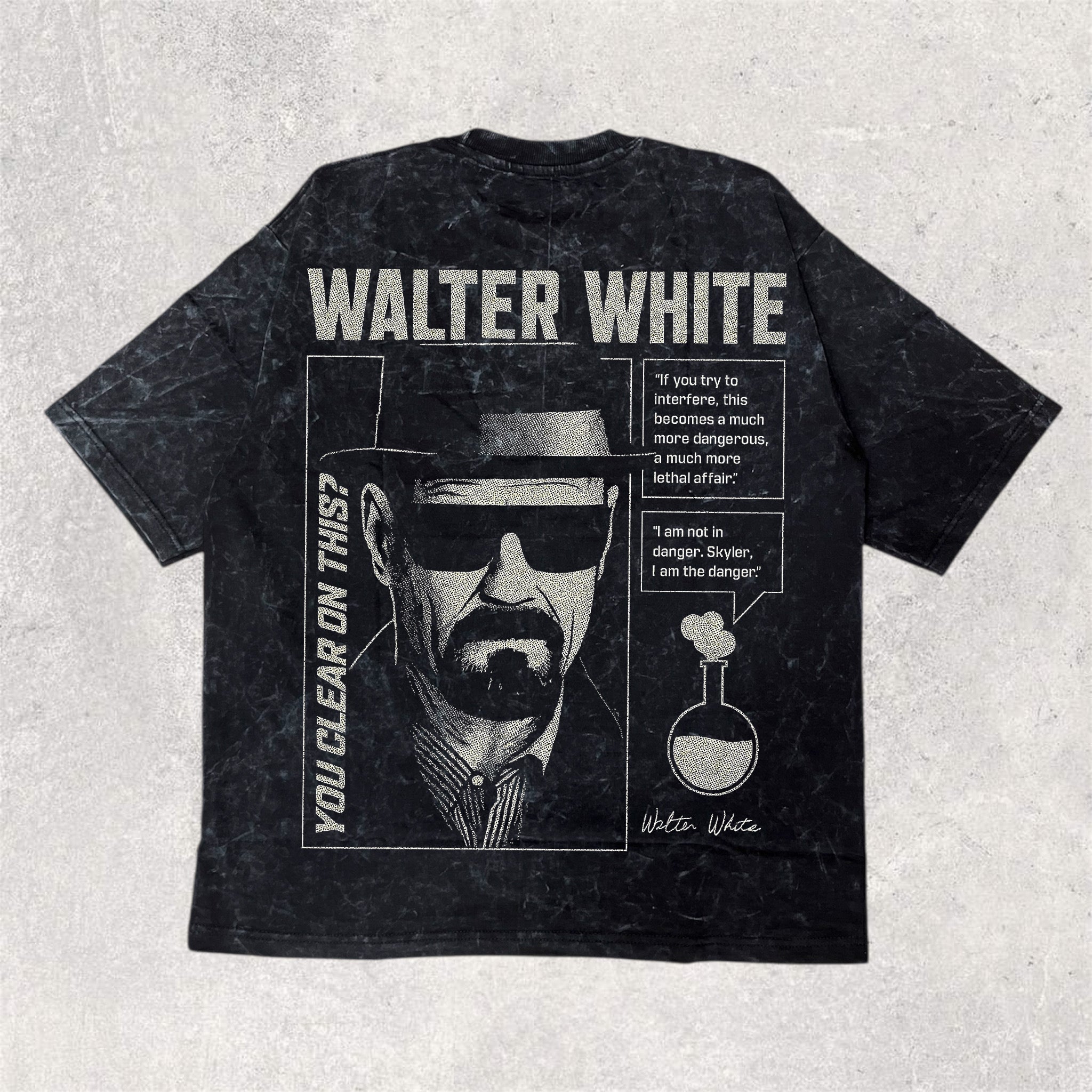 BREAKING BAD unisex printed oversized tshirt