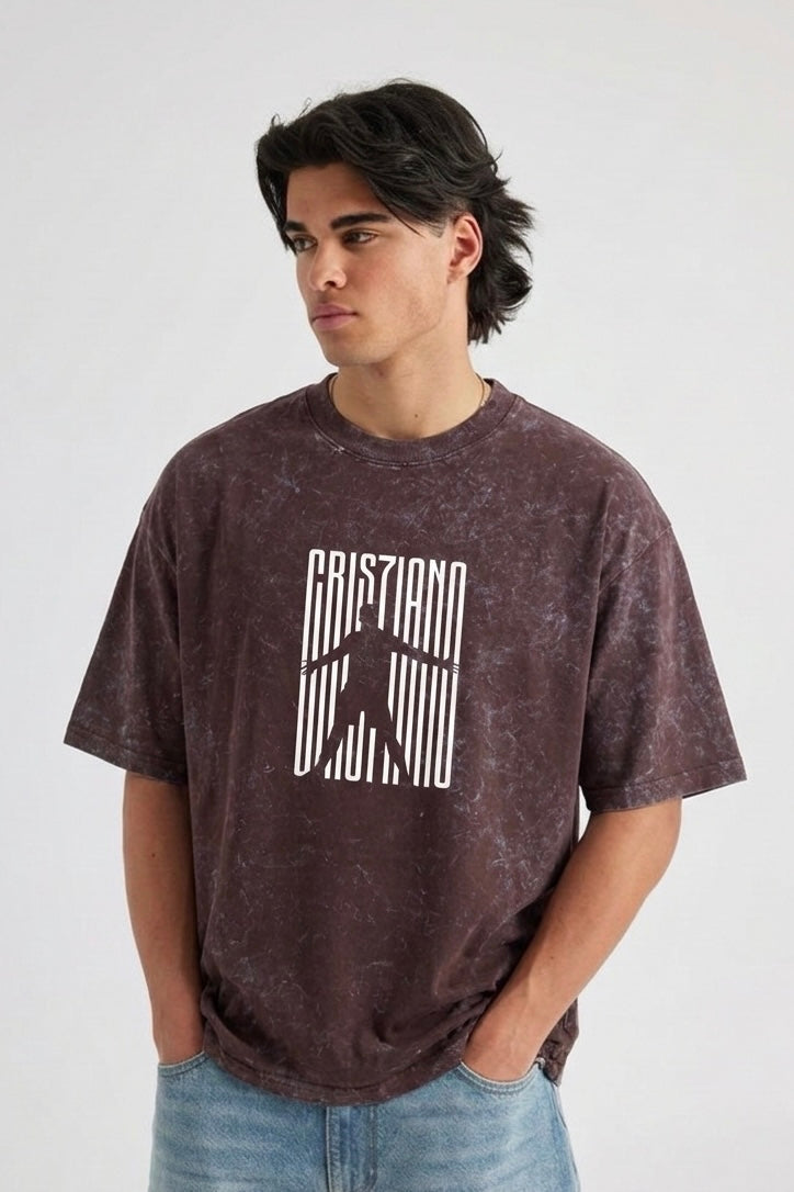 Wear the Legend: RONALDO  printed unisex oversized T-Shirt