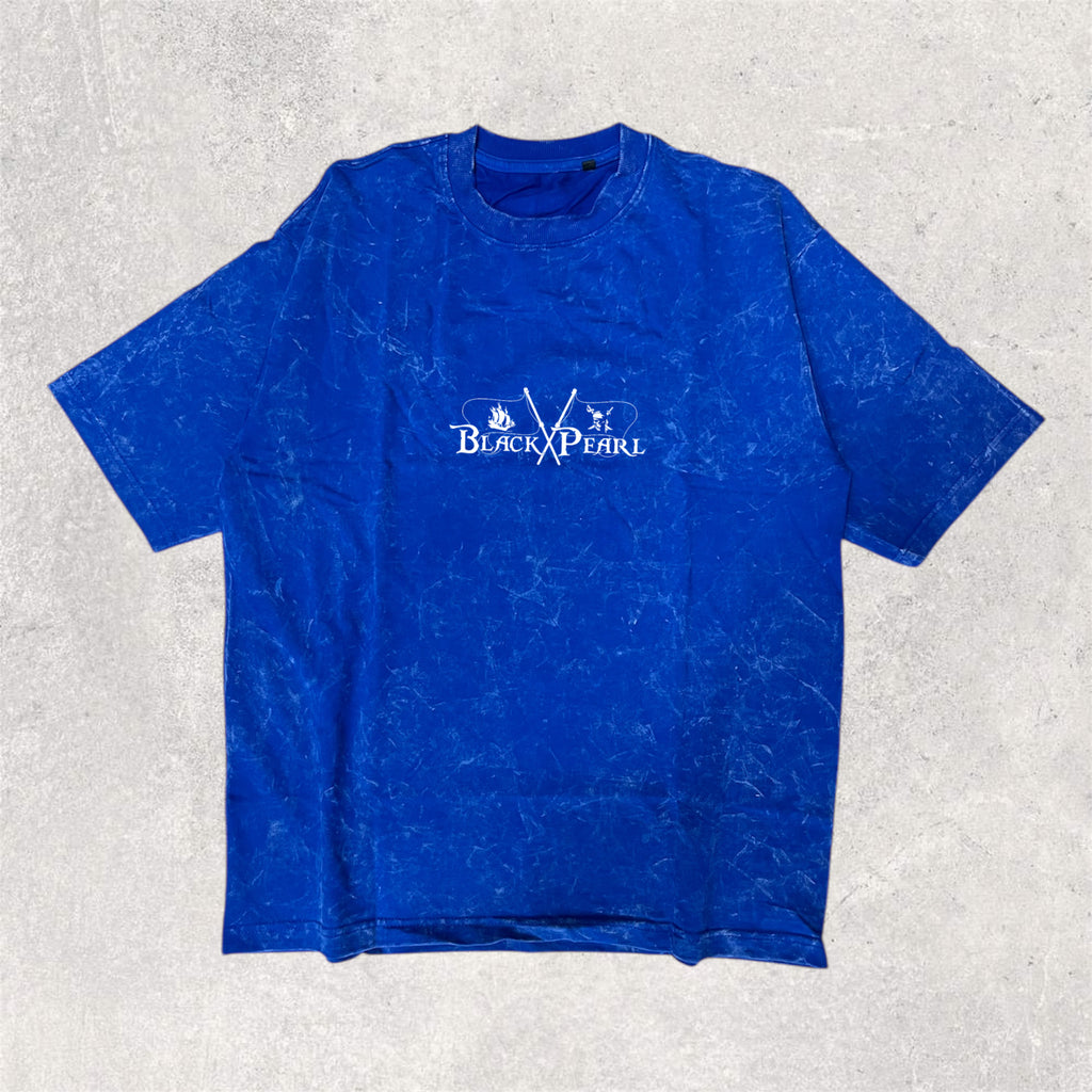 JACK SPARROW : Black pearl - character printed unisex oversized tshirt