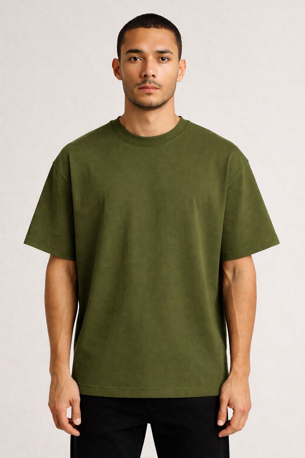 ARMY GREEN - SOLID COLOR | OVERSIZED UNISEX TSHIRT