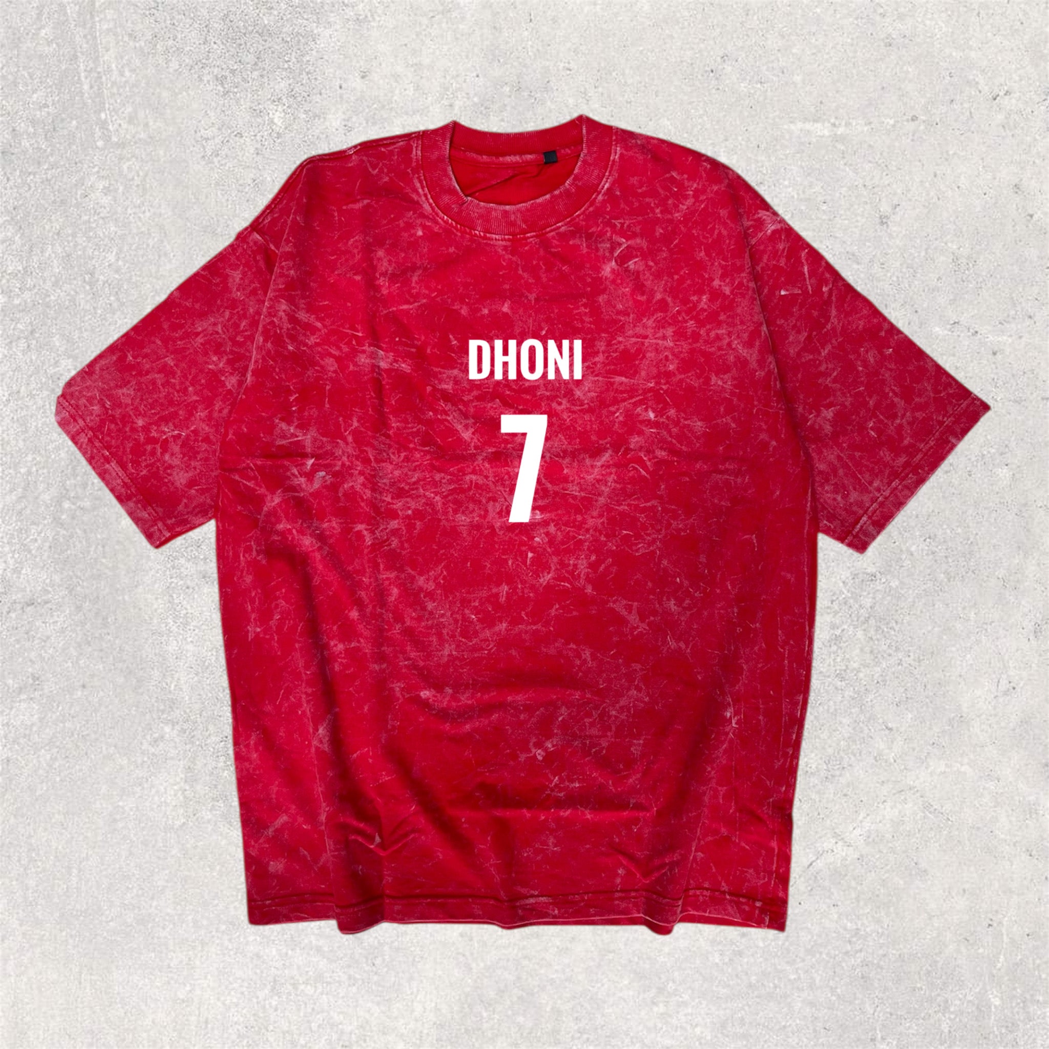 M S DHONI - printed unisex oversized tshirt