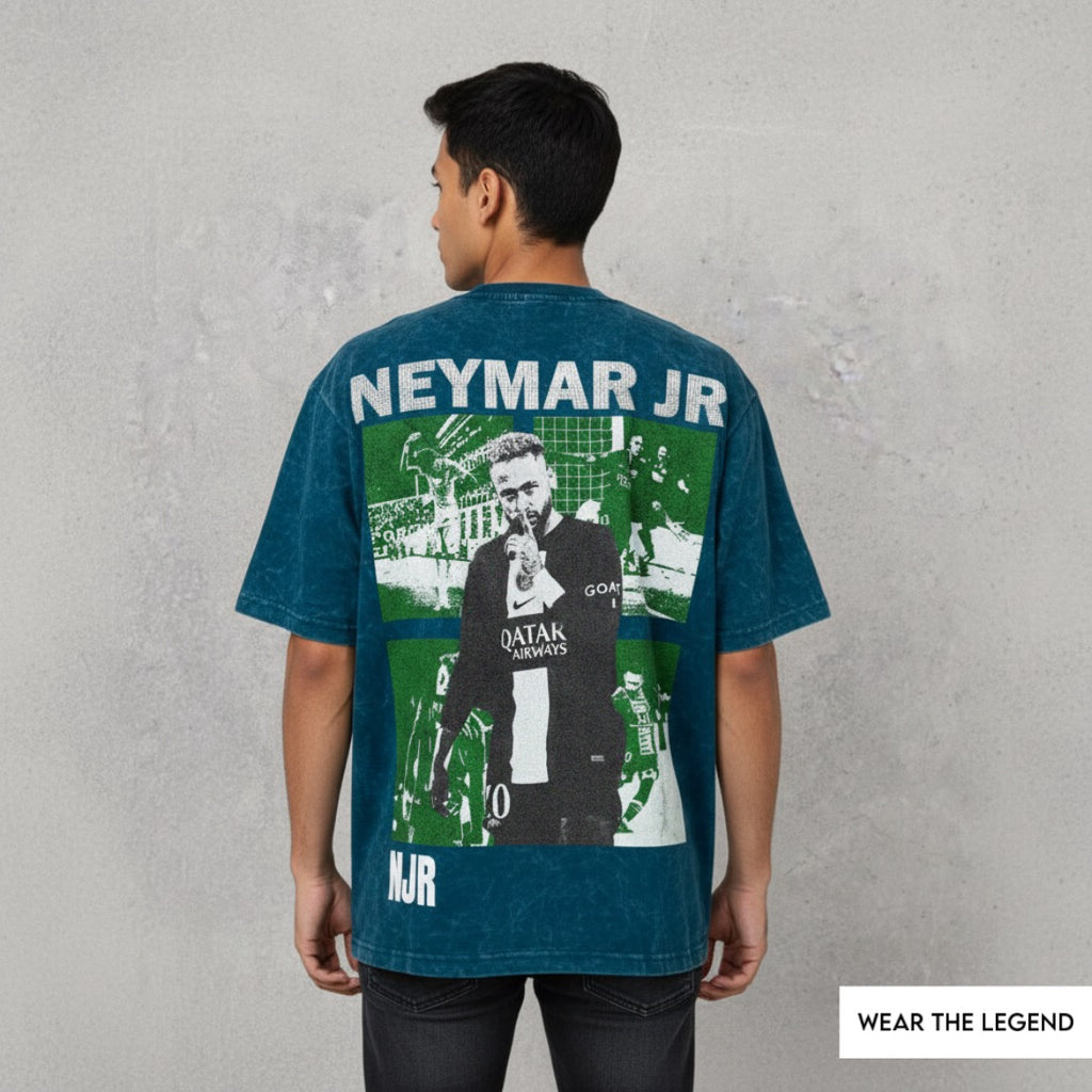 Wear the legend : NEYMAR PRINTED OVERSIZED TSHIRT