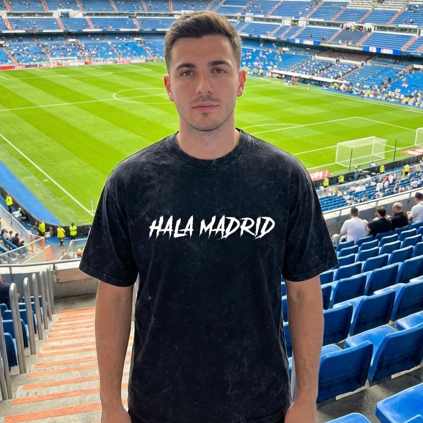 HALA MADRID : EXCLUSIVE back printed unisex oversized tshirt