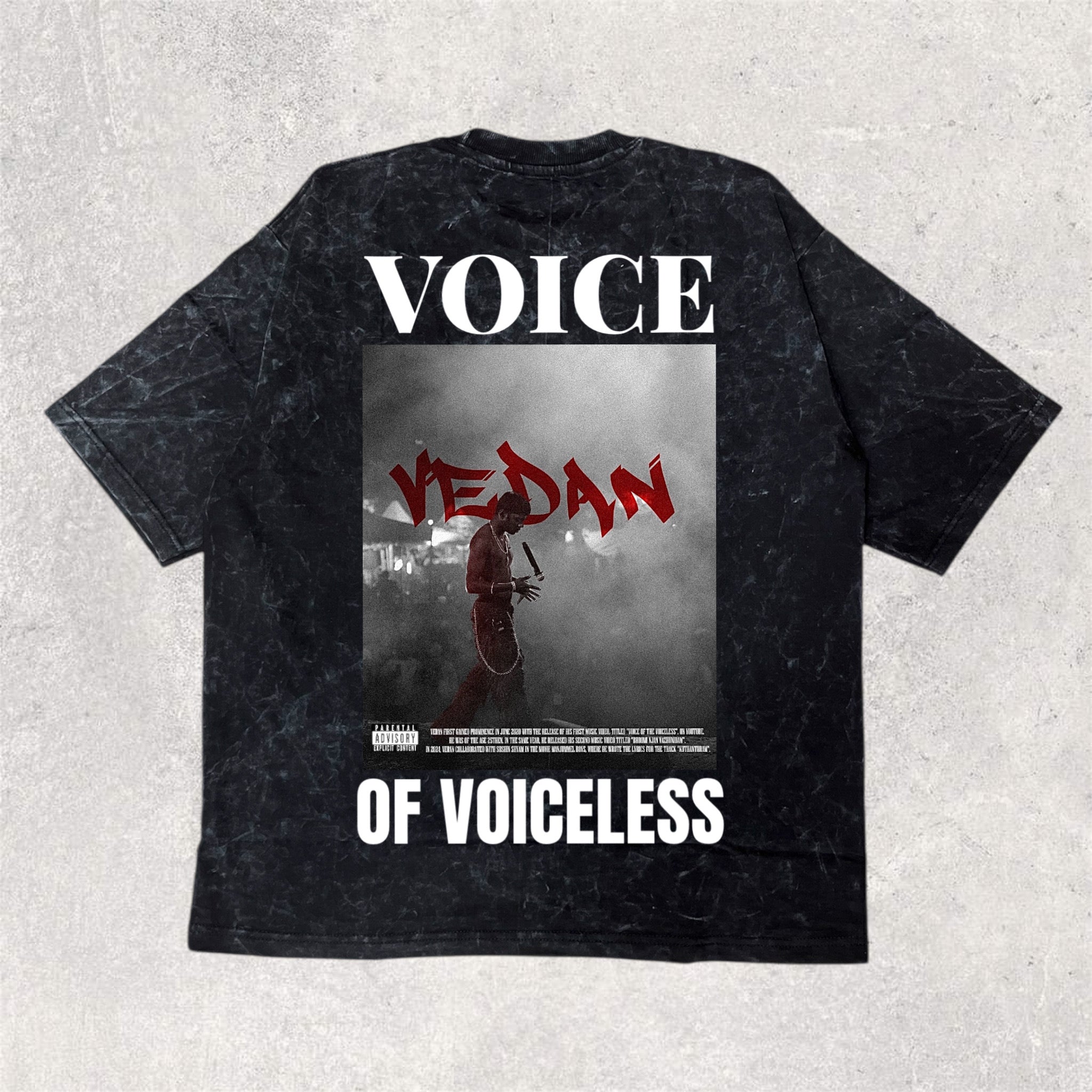 VEDAN - printed unisex relaxed fit tshirt