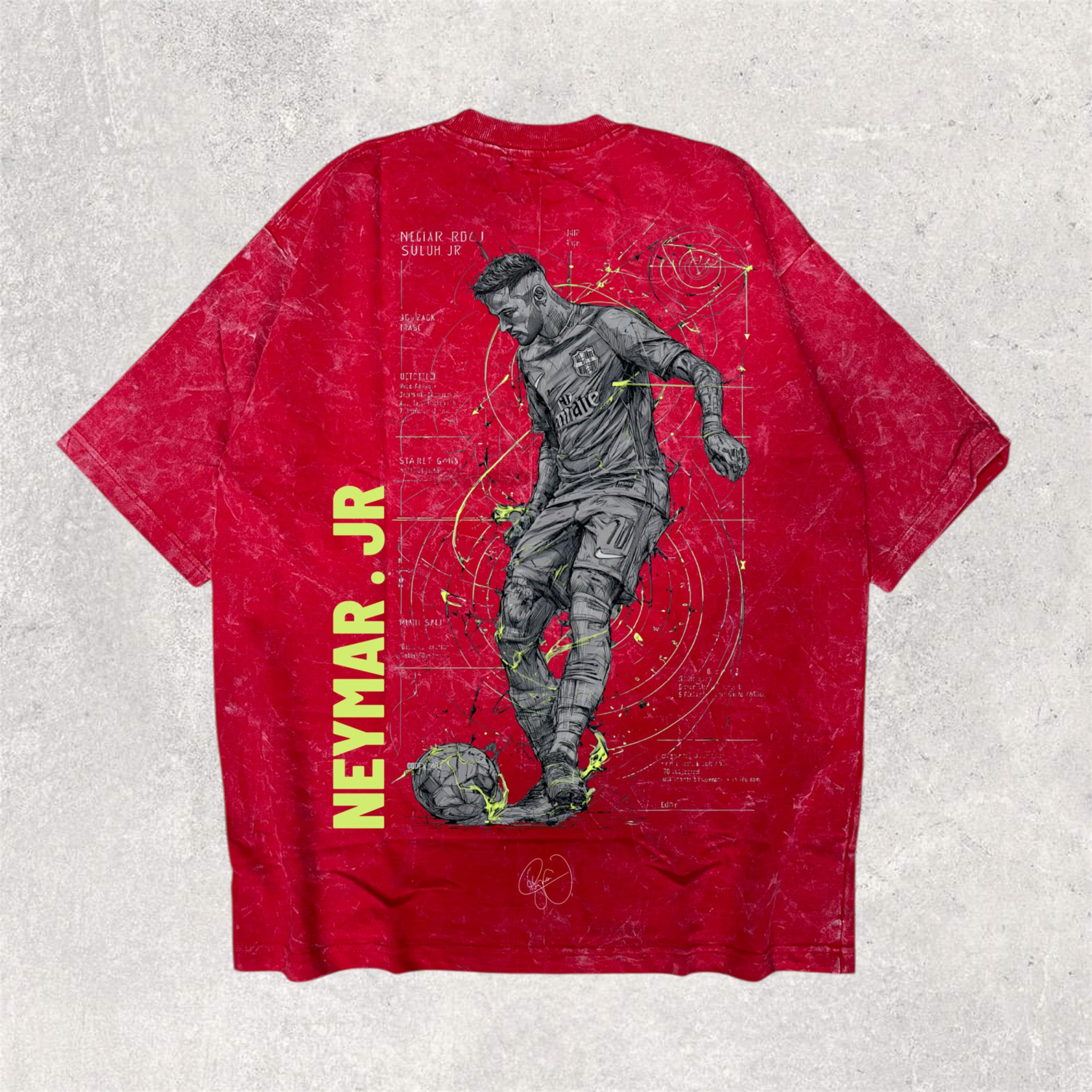 Wear the legend : NEYMAR BACK PRINTED - OVERSIZED TSHIRT