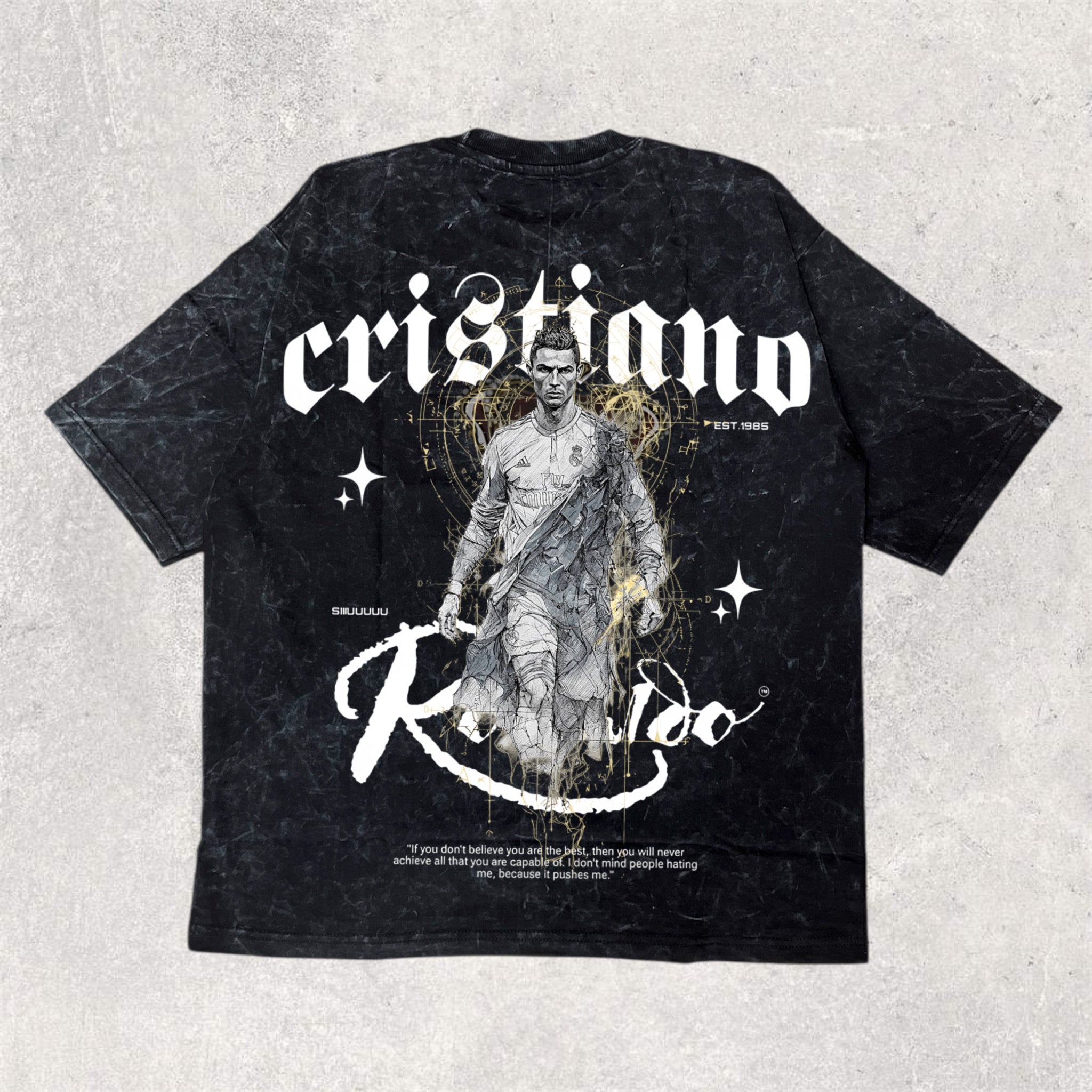 Wear the legend : RONALDO | HALA MADRID - printed unisex oversized tshirt