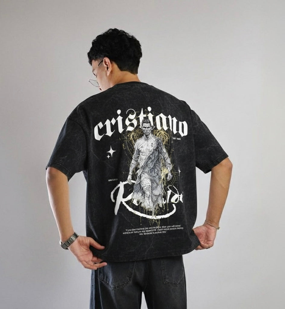 Wear the legend : RONALDO | HALA MADRID - printed unisex oversized tshirt