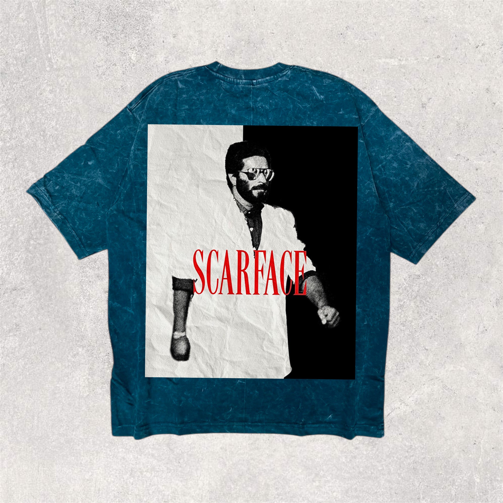 SCARFACE - printed unisex oversized fit tshirt