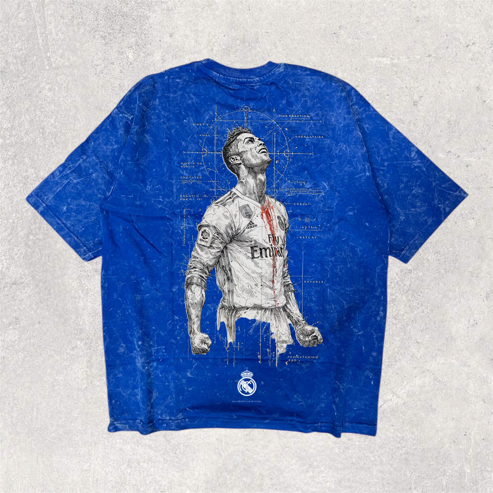 Wear the legend : RONALDO back printed unisex oversized tshirt