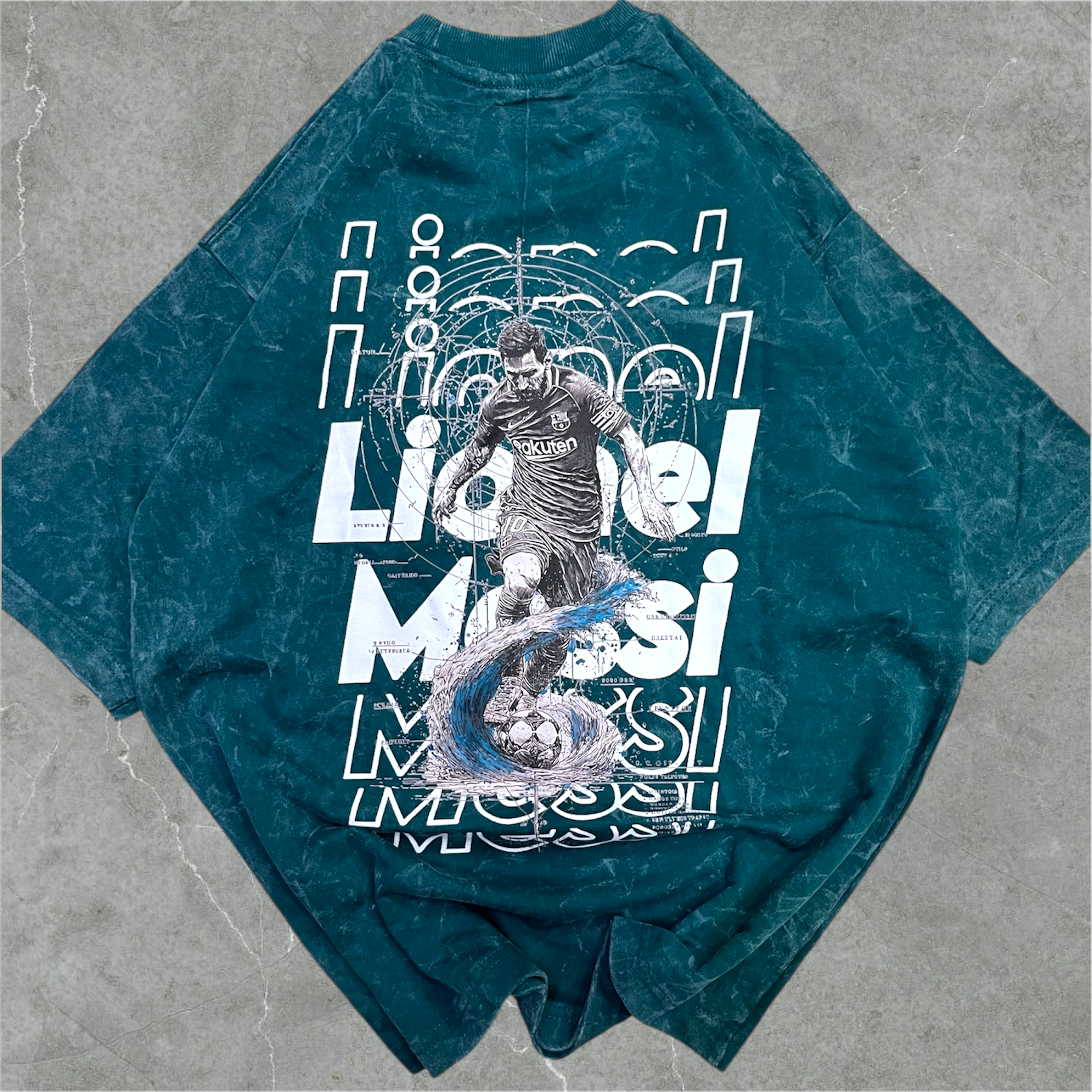 Wear the Legend: Messi Five-Sleeve T-Shirt