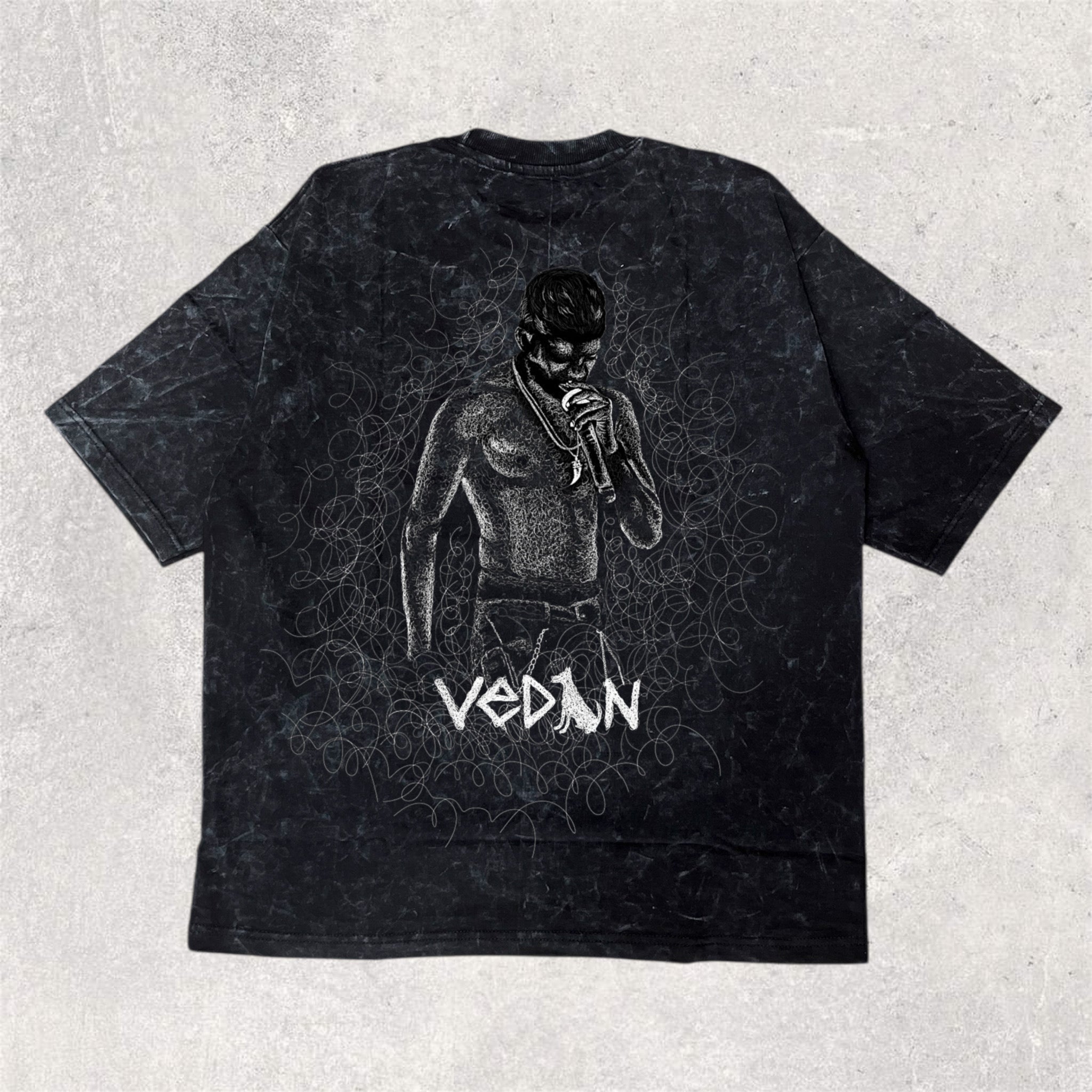 VEDAN - printed unisex relaxed fit tshirt