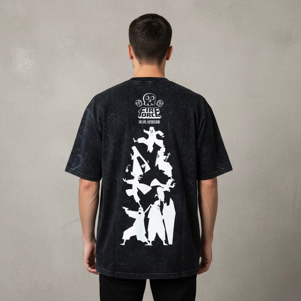 Fire Force - printed unisex relaxed fit tshirt
