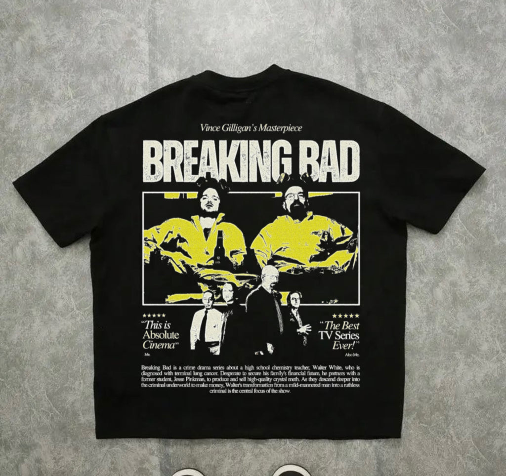 BREAKING BAD | unisex printed oversized tshirt