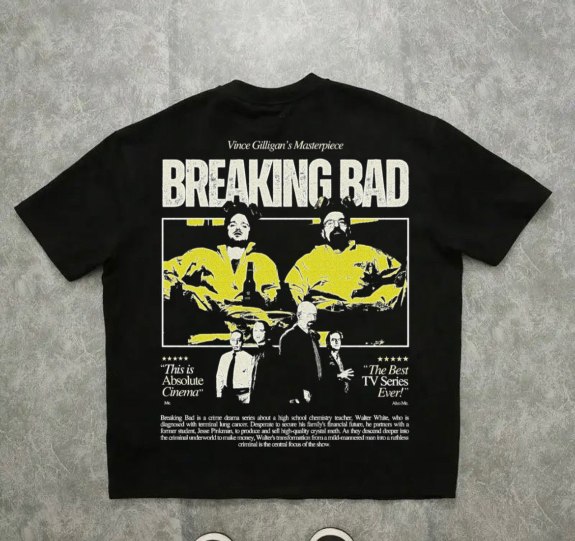 BREAKING BAD | unisex printed oversized tshirt