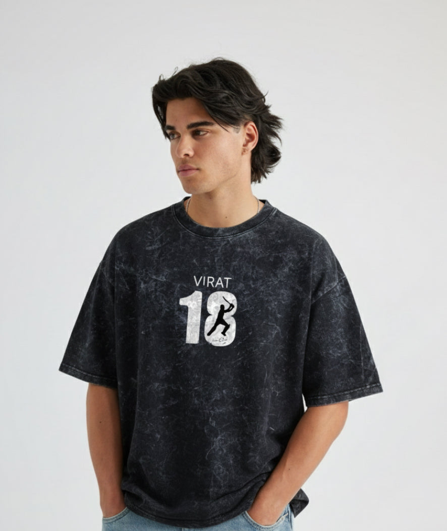 VIRAT KOHLI - printed unisex oversized tshirt