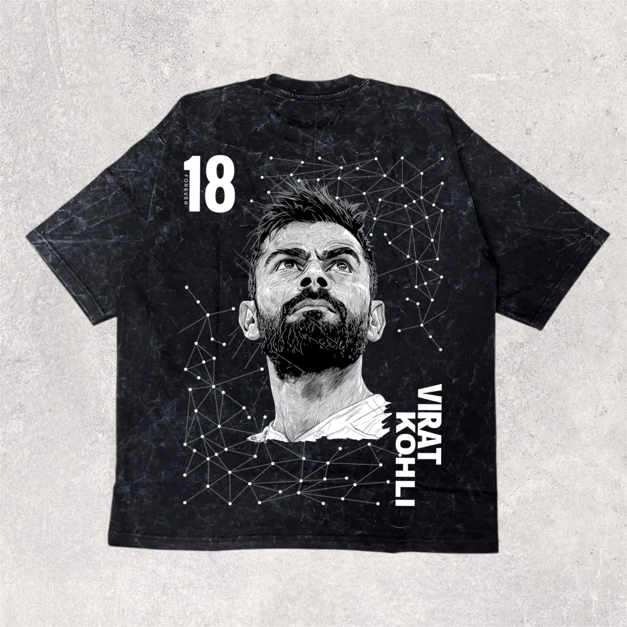 VIRAT KOHLI  - printed unisex oversized tshirt