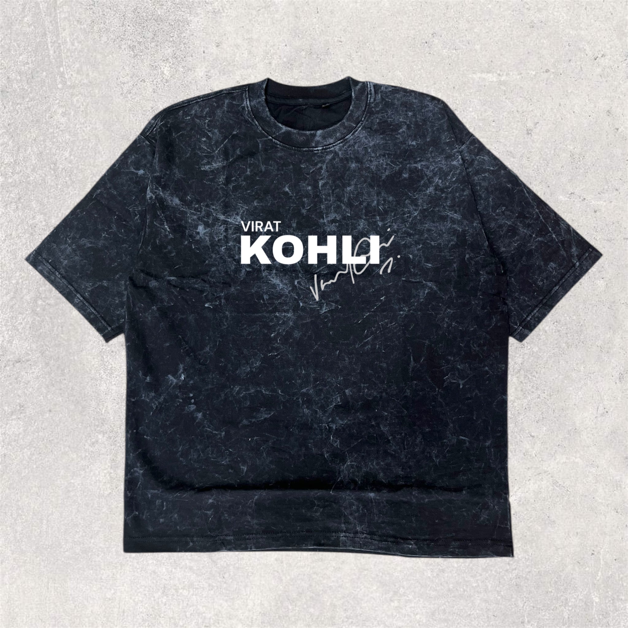 G.O.A.T.E.D KOHLI | illustration design  - printed unisex oversized tshirt