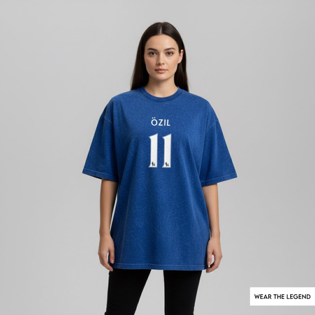 Wear the legend : mesut OZIL back printed oversized tshirt ( unisex )