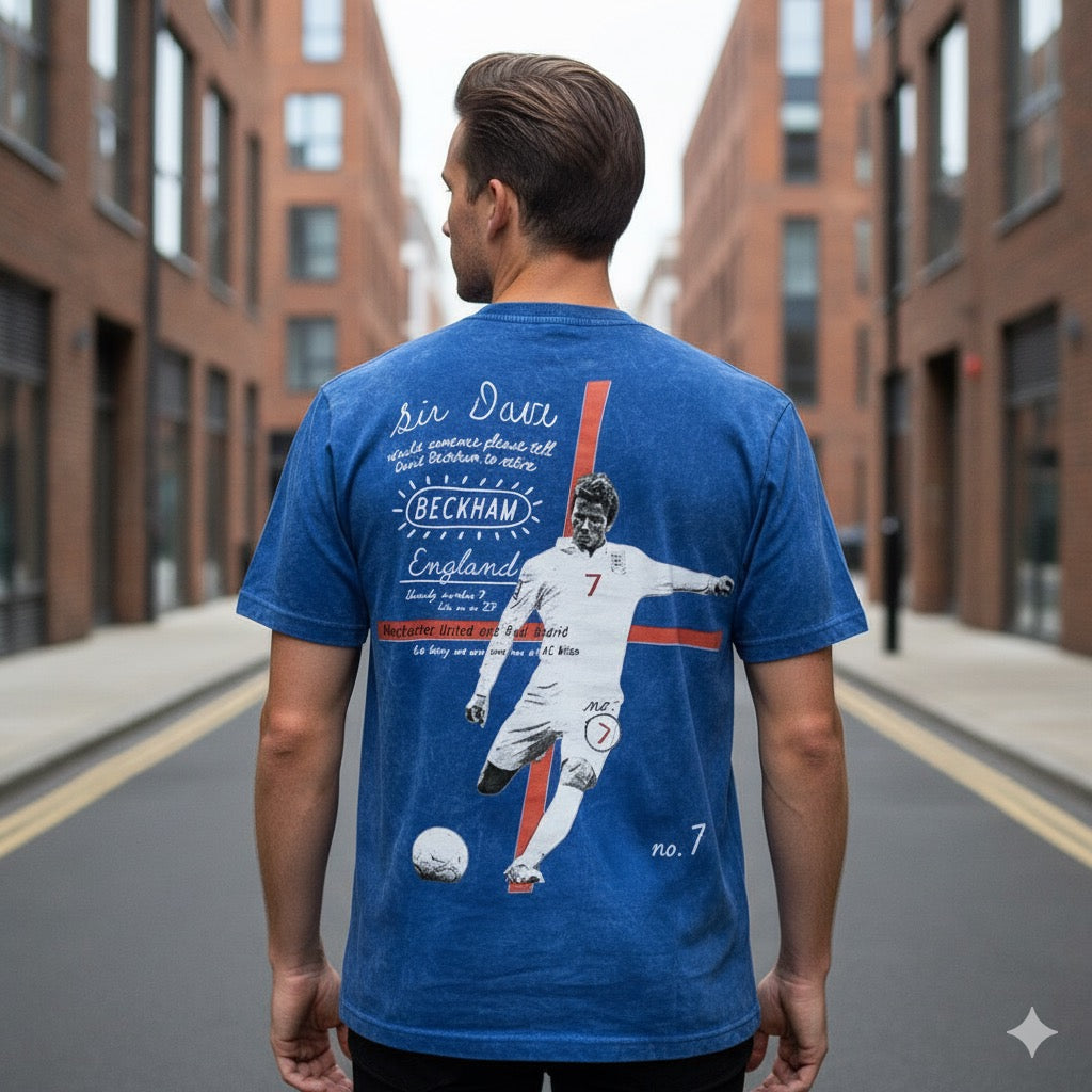 Wear the legend : BECKHAM PRINTED OVERSIZED TSHIRT