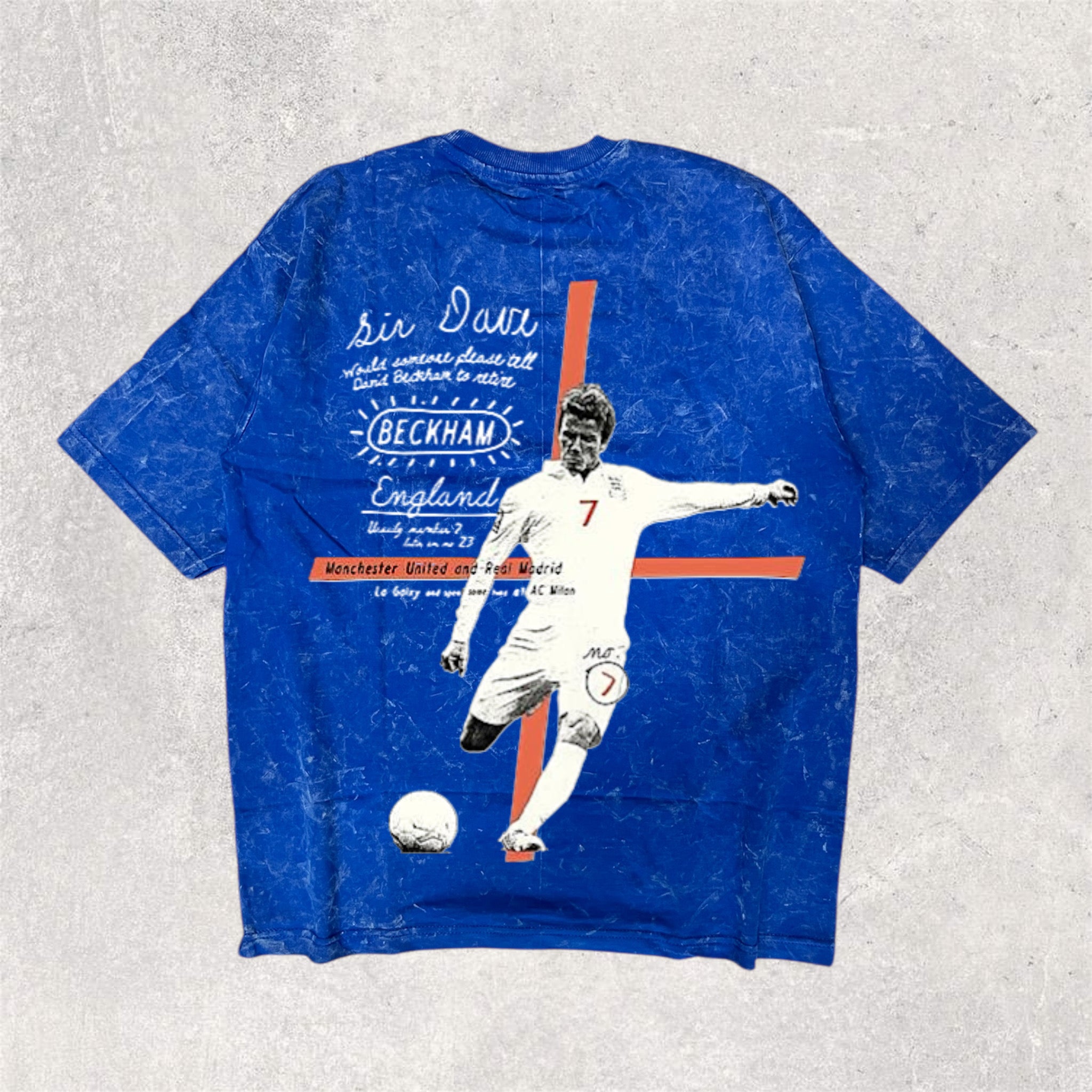 Wear the legend : BECKHAM PRINTED OVERSIZED TSHIRT