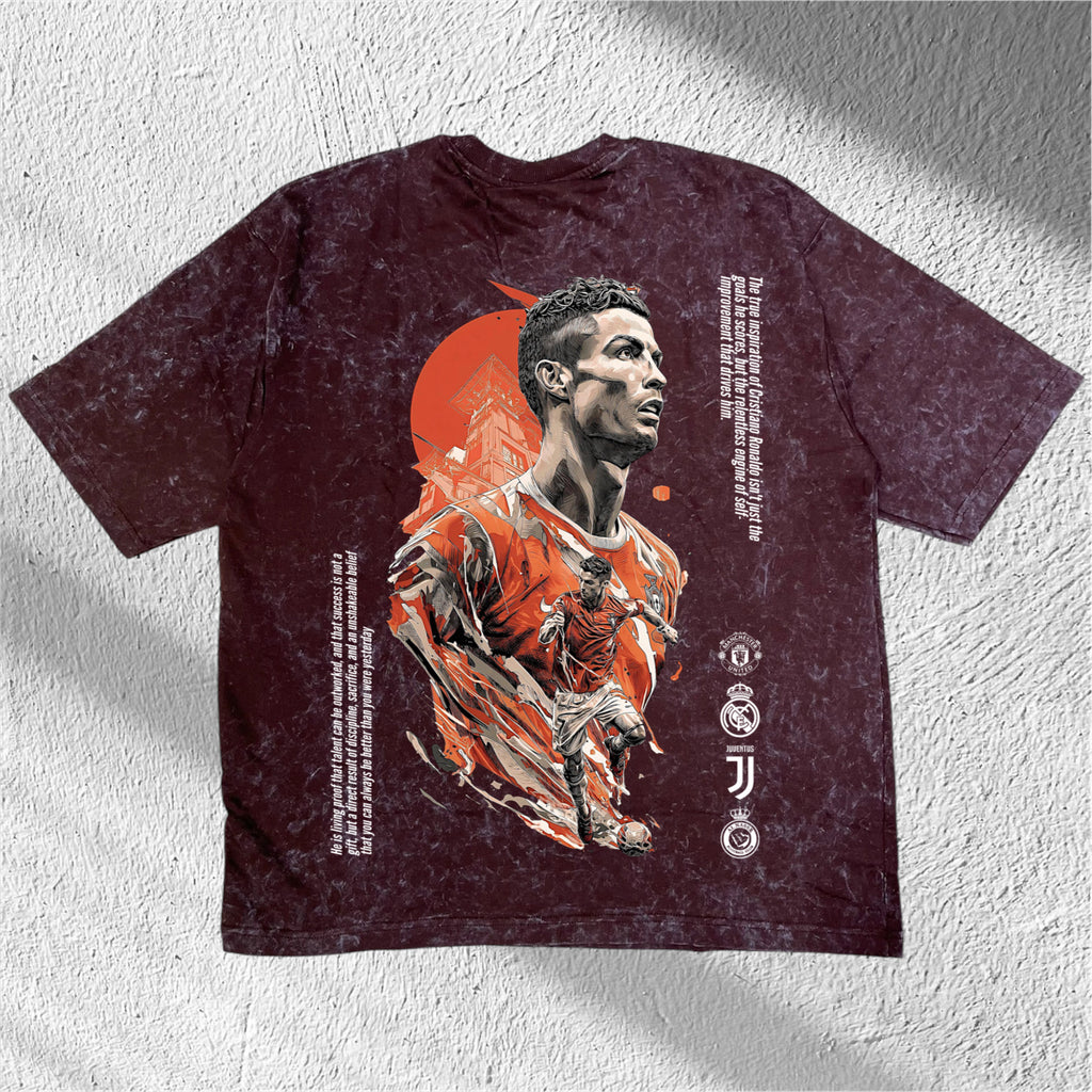 Wear the Legend: RONALDO  printed unisex oversized T-Shirt