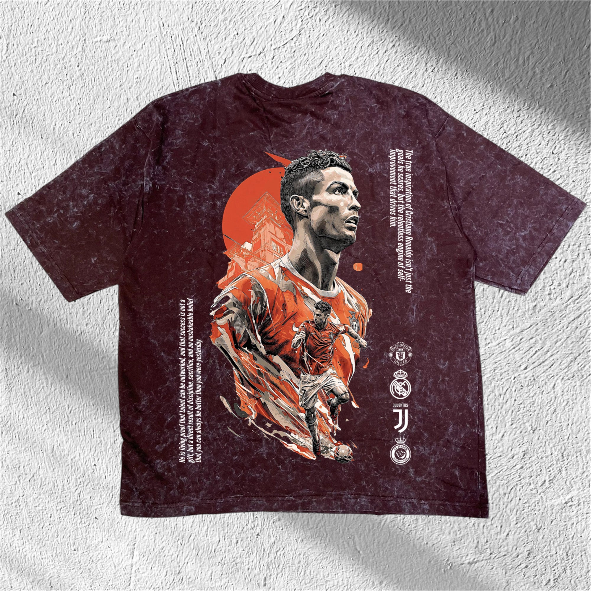 Wear the Legend: RONALDO  printed unisex oversized T-Shirt