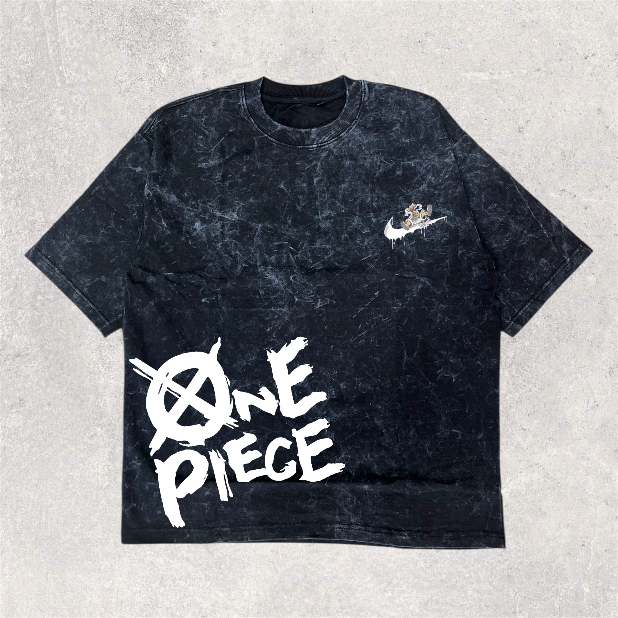 ONE PIECE : Monkey d luffy - printed oversized unisex tshirt