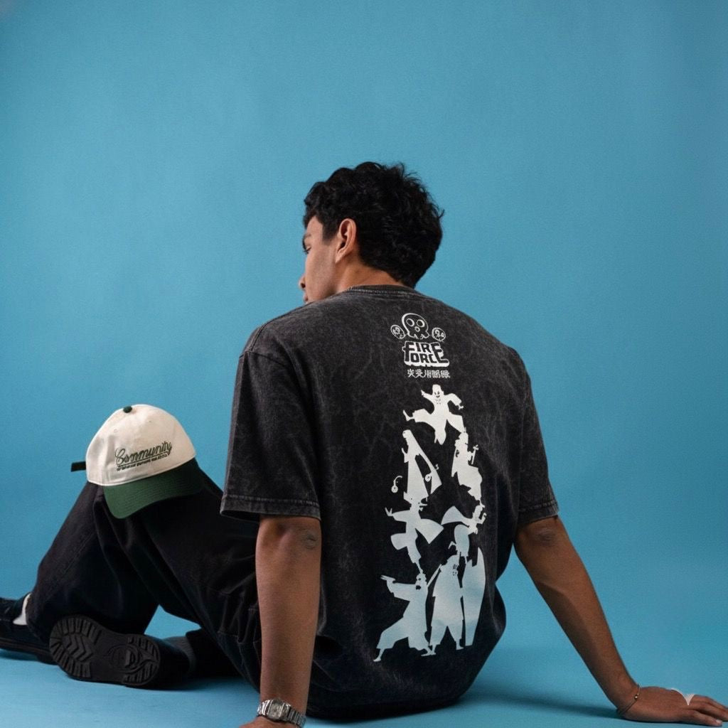 Fire Force - printed unisex relaxed fit tshirt