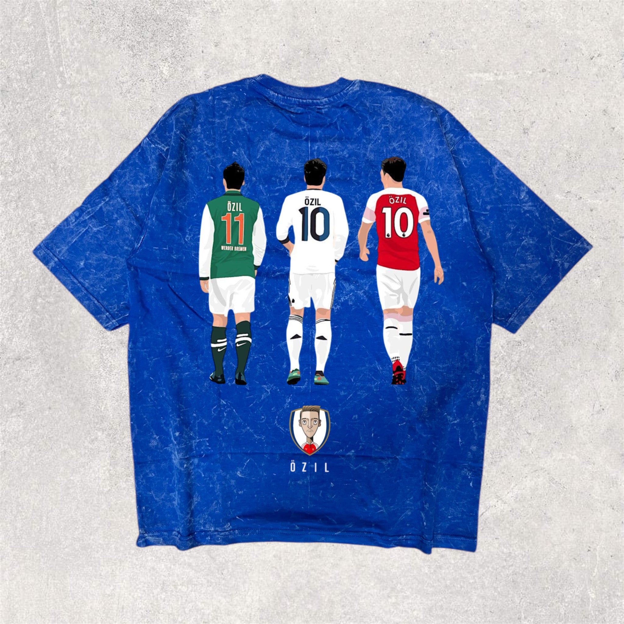 Wear the legend : mesut OZIL back printed oversized tshirt ( unisex )