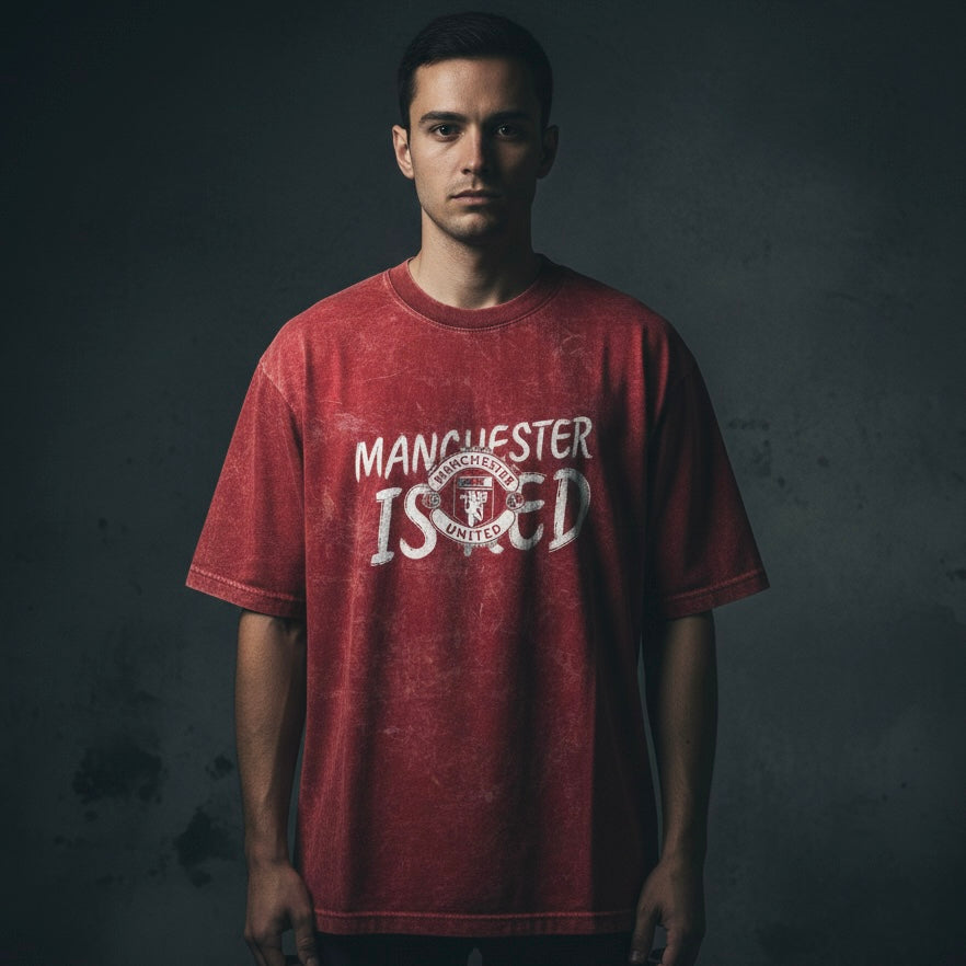 MANCHESTER UNITED | CLUB THEMED printed oversized unisex tshirt