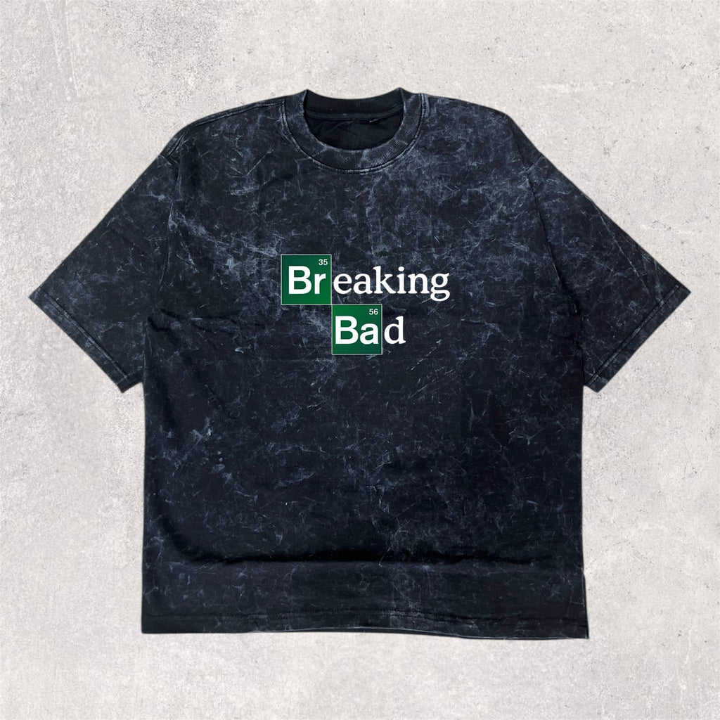 BREAKING BAD : Printed unisex printed oversized tshirt