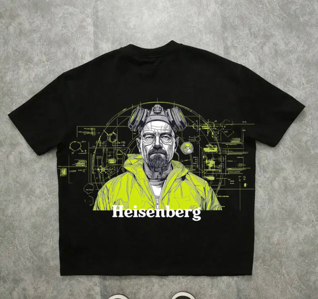 BREAKING BAD | heisenberg unisex printed oversized tshirt