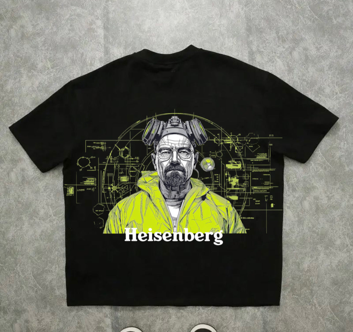 BREAKING BAD | heisenberg unisex printed oversized tshirt