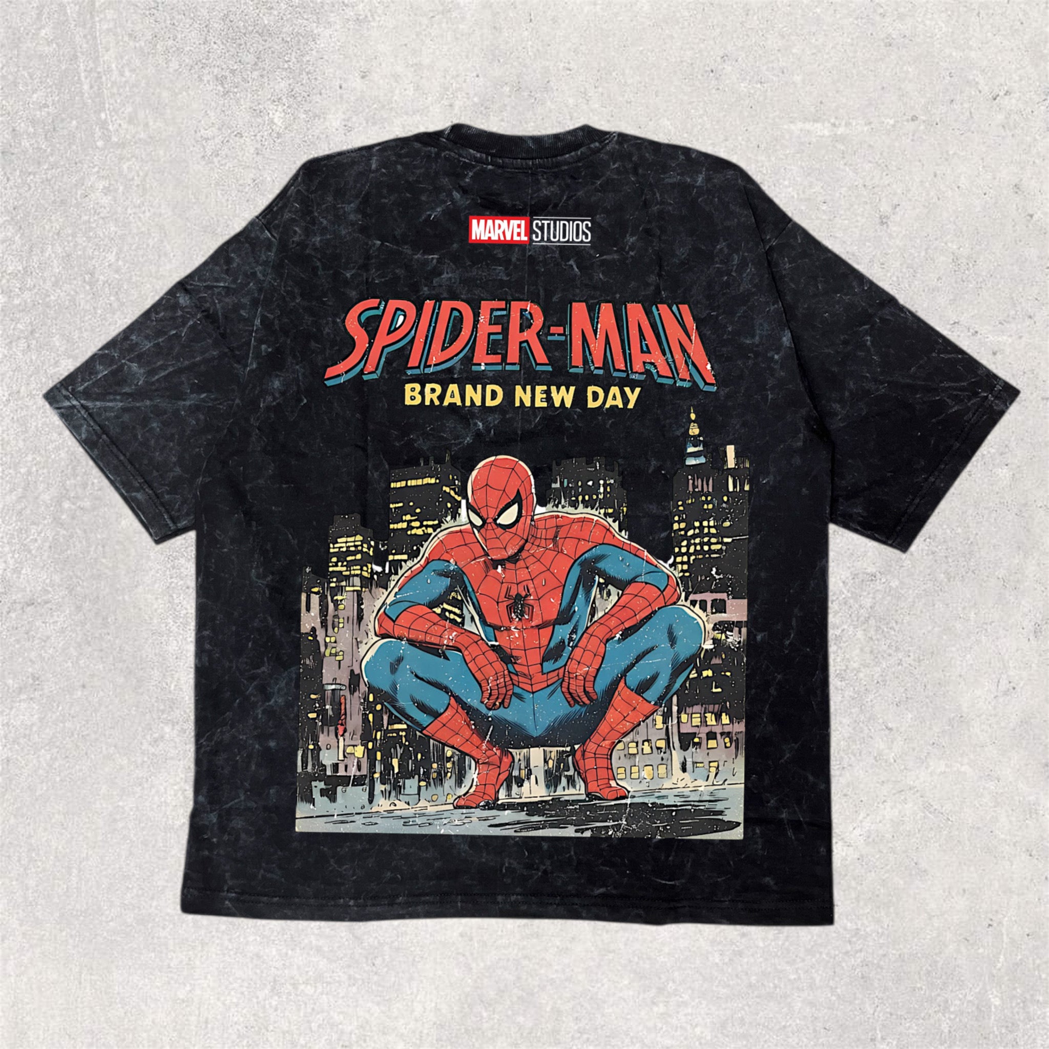 SPIDER MAN | Brand new day  : character printed unisex oversized tshirt