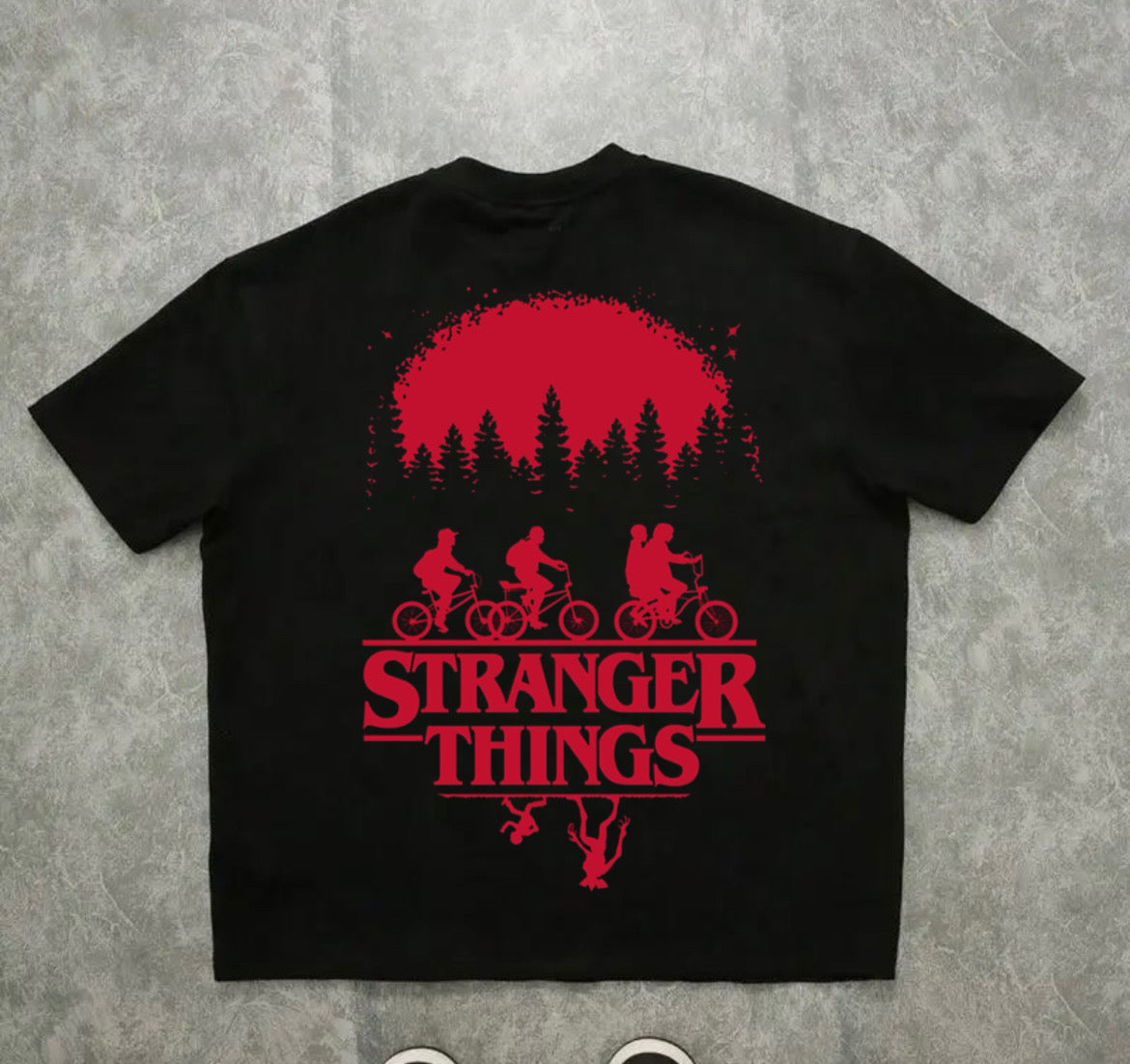 STRANGER THINGS | printed oversized unisex tshirt