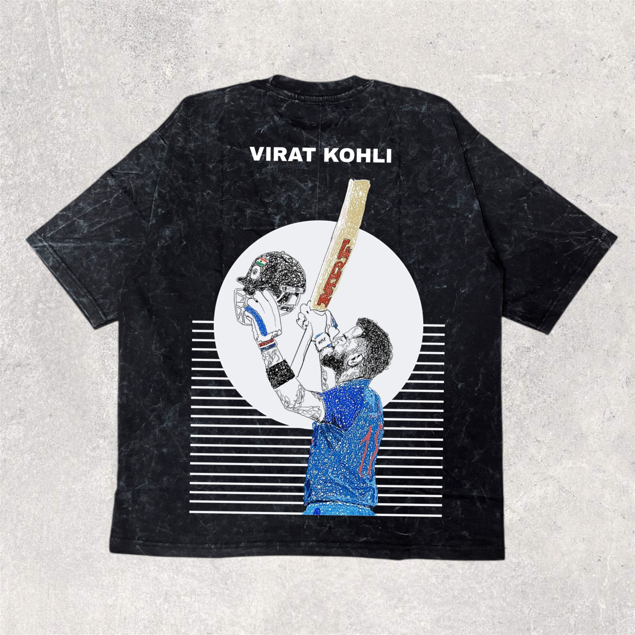 VIRAT KOHLI - printed unisex oversized tshirt