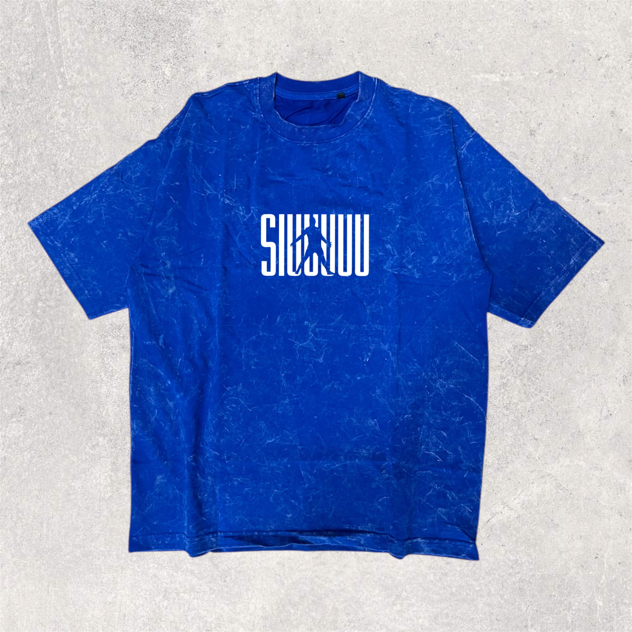 Wear the legend : RONALDO illustrated back printed oversized tshirt