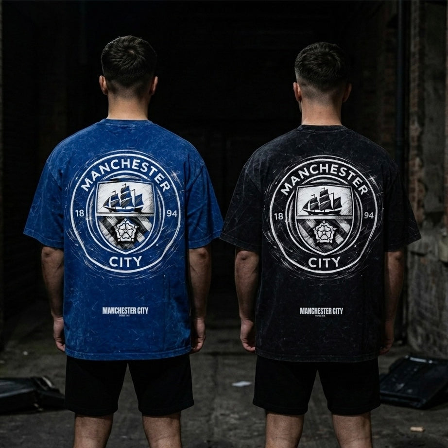 MANCHESTER CITY | CLUB THEMED printed oversized unisex tshirt