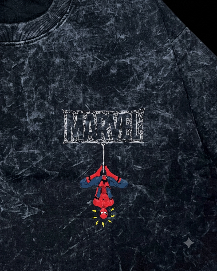 SPIDER MAN | Brand new day  : character printed unisex oversized tshirt
