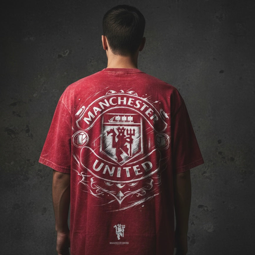 MANCHESTER UNITED | CLUB THEMED printed oversized unisex tshirt